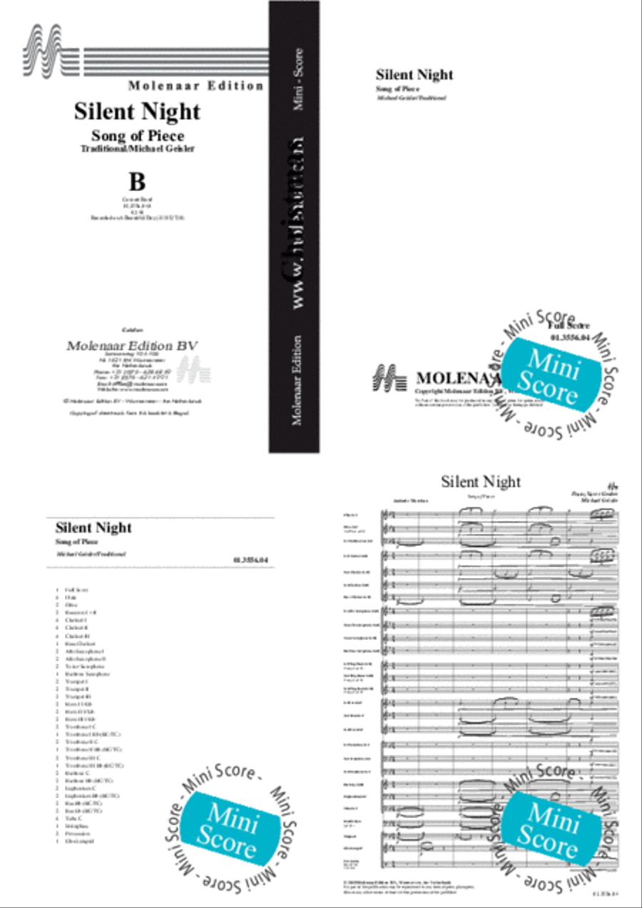 Silent Night Silent Night Concert Band scores gallery preview page 2