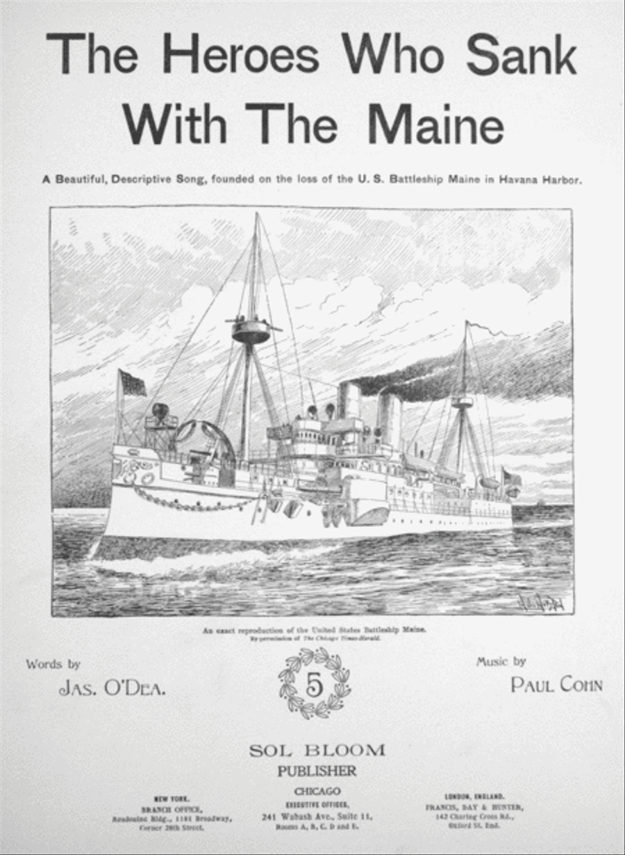 The Heroes Who Sank With the Maine Voice scores gallery preview page 1