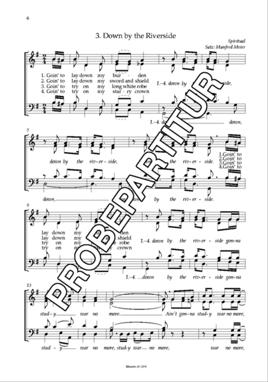 Glory Land 4-Part scores gallery preview page 7