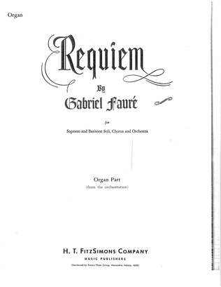 Requiem (Complete Orchestration) - Organ