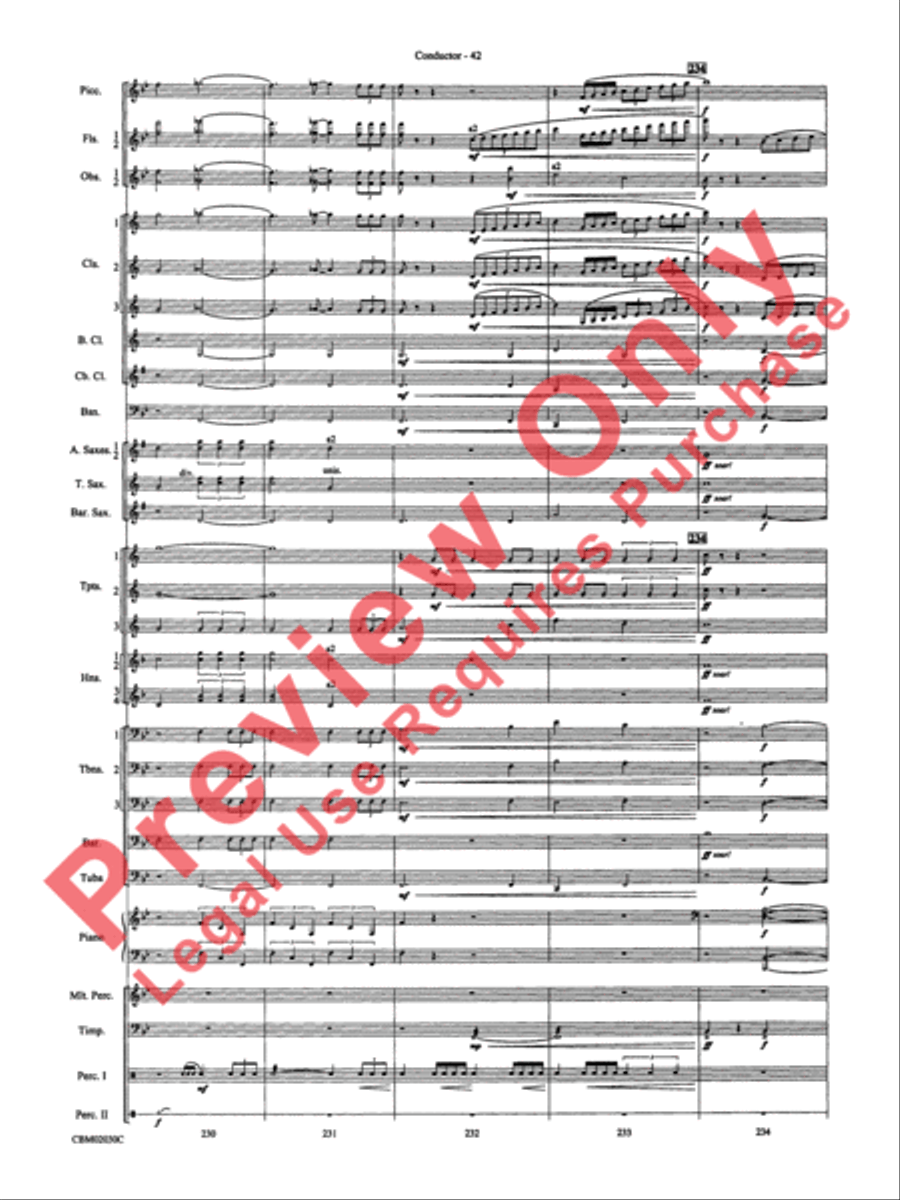 John Williams: Fantasy of Flight (Medley) Concert Band scores gallery preview page 45