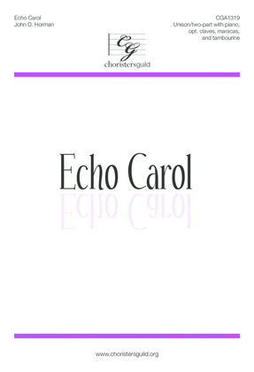 Book cover for Echo Carol