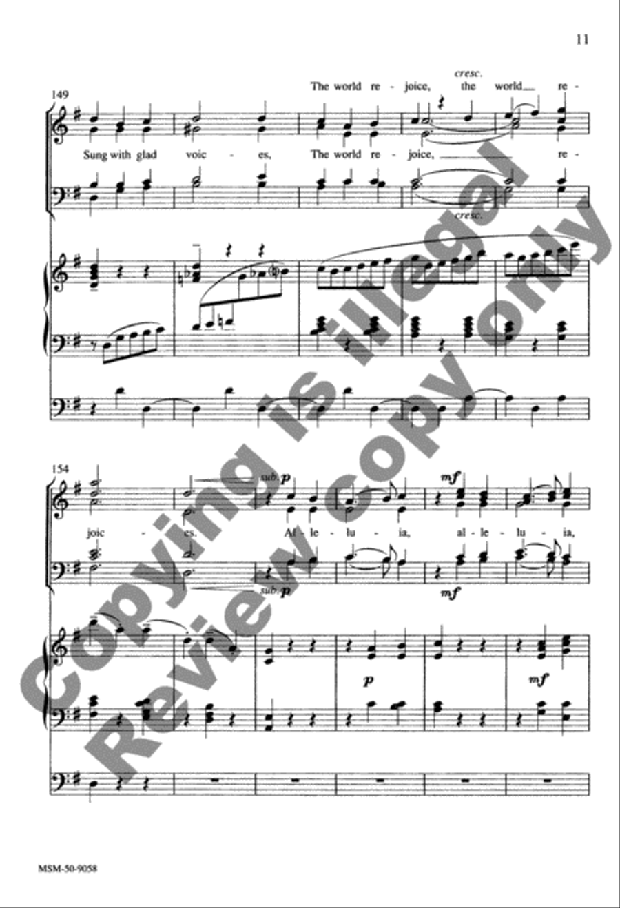 In Thee Is Gladness 4-Part scores gallery preview page 24