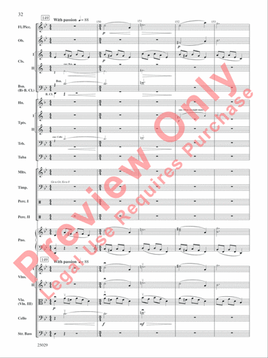 Charlie and the Chocolate Factory, Selections from the Original Movie Soundtrack Full Orchestra scores gallery preview page 33