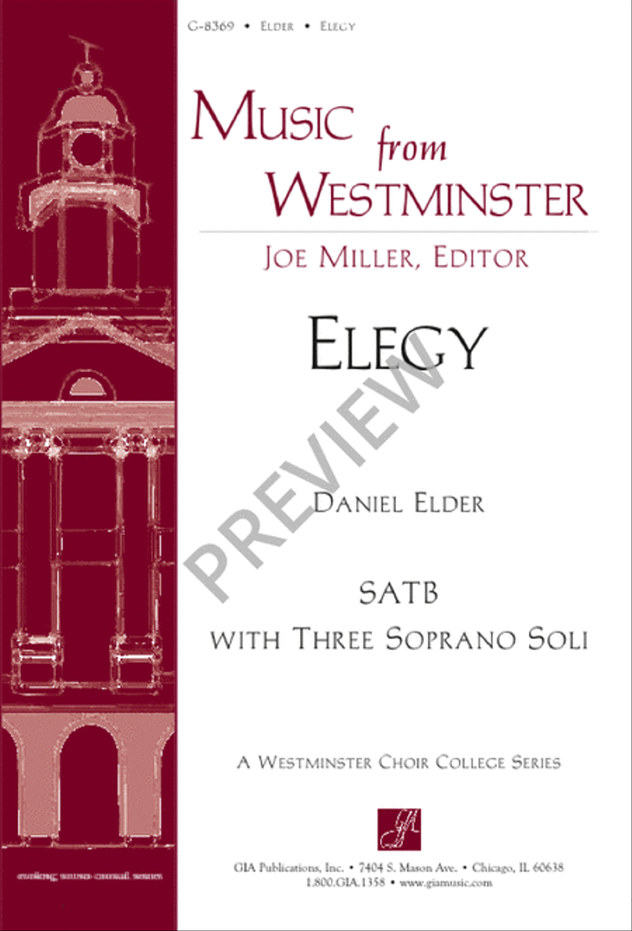 Elegy Elegy 4-Part scores gallery preview page 1
