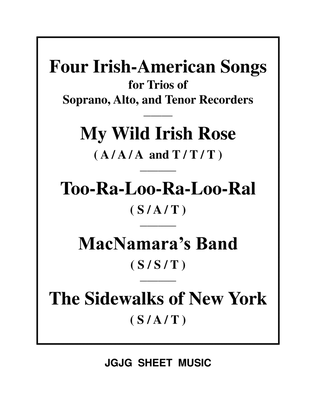 Four Irish - American Songs for Trios of S, A, and T Recorders