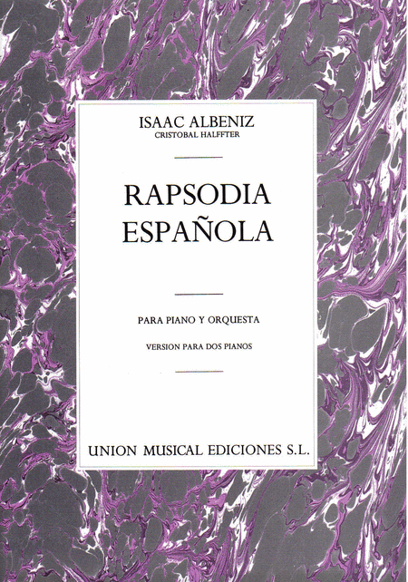 Albeniz Rapsodia Espanola (halffter) 2 Pf