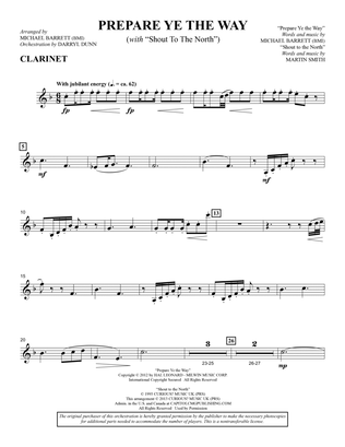 Prepare Ye The Way (with "Shout To The North") - Clarinet
