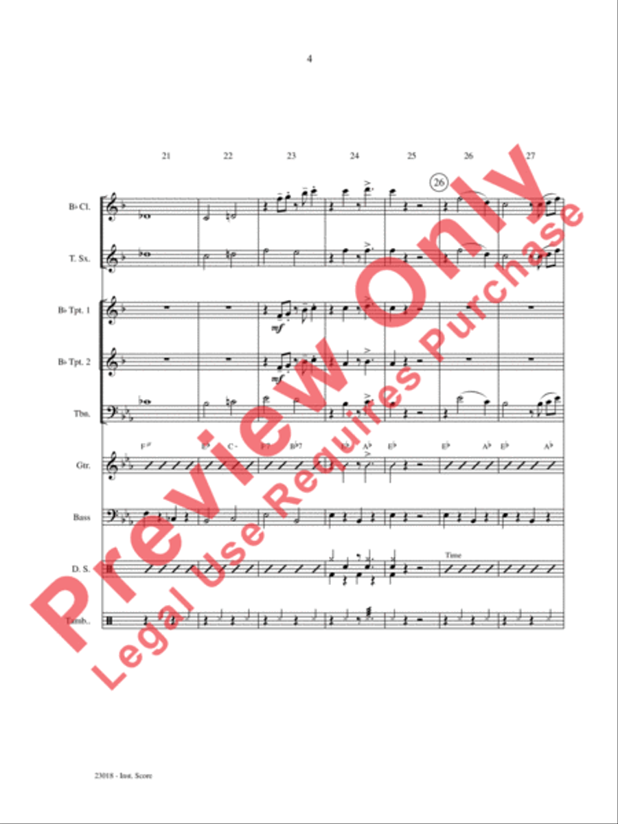 Swing Low, Sing Low Choir scores gallery preview page 5