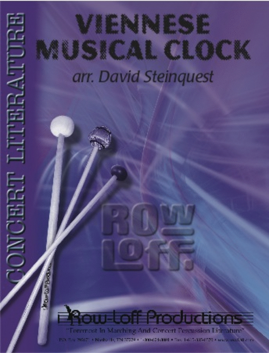 Viennese Musical Clock Percussion Ensemble scores gallery preview page 1