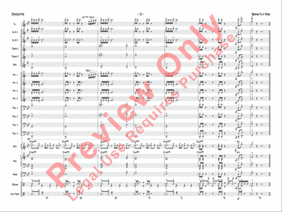 Gonna Fly Now Gonna Fly Now Jazz Ensemble scores gallery preview page 15