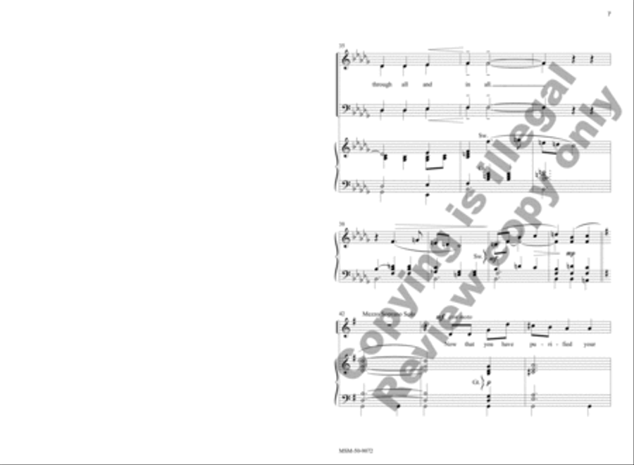 How Very Good and Pleasant 4-Part scores gallery preview page 8
