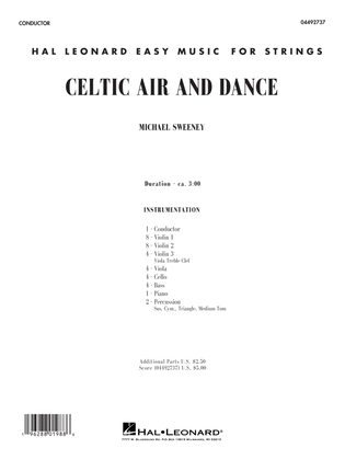 Book cover for Celtic Air And Dance - Conductor Score (Full Score)
