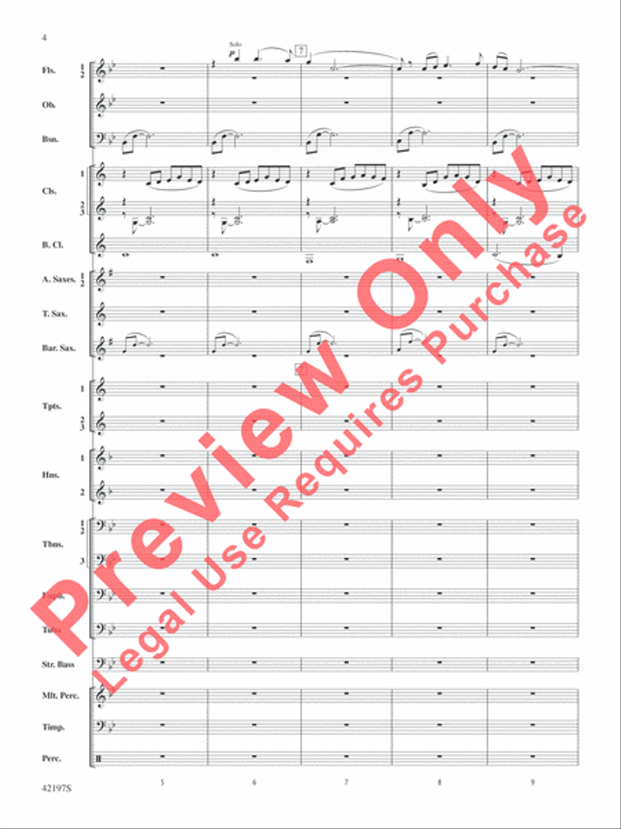 Carrickfergus Carrickfergus Concert Band scores gallery preview page 24