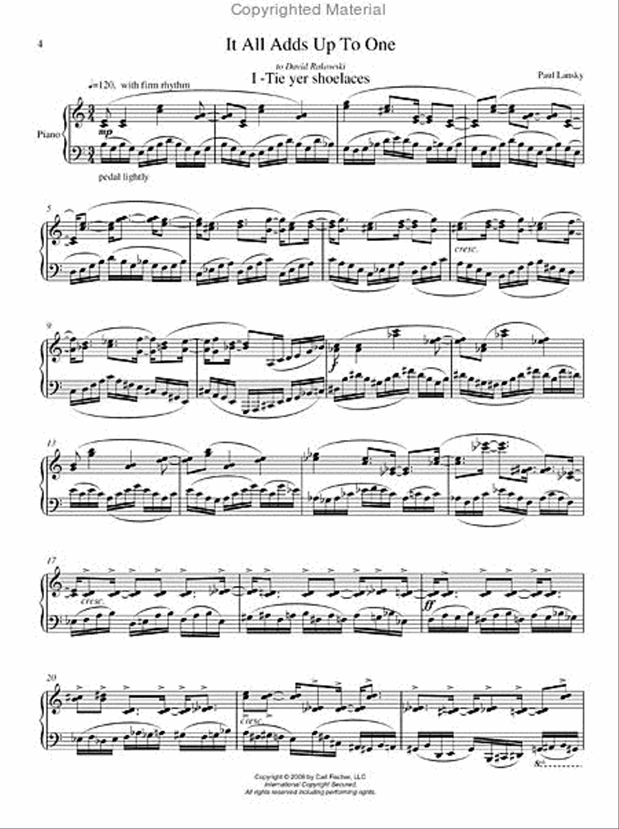 It All Adds Up To One Piano Solo scores gallery preview page 2