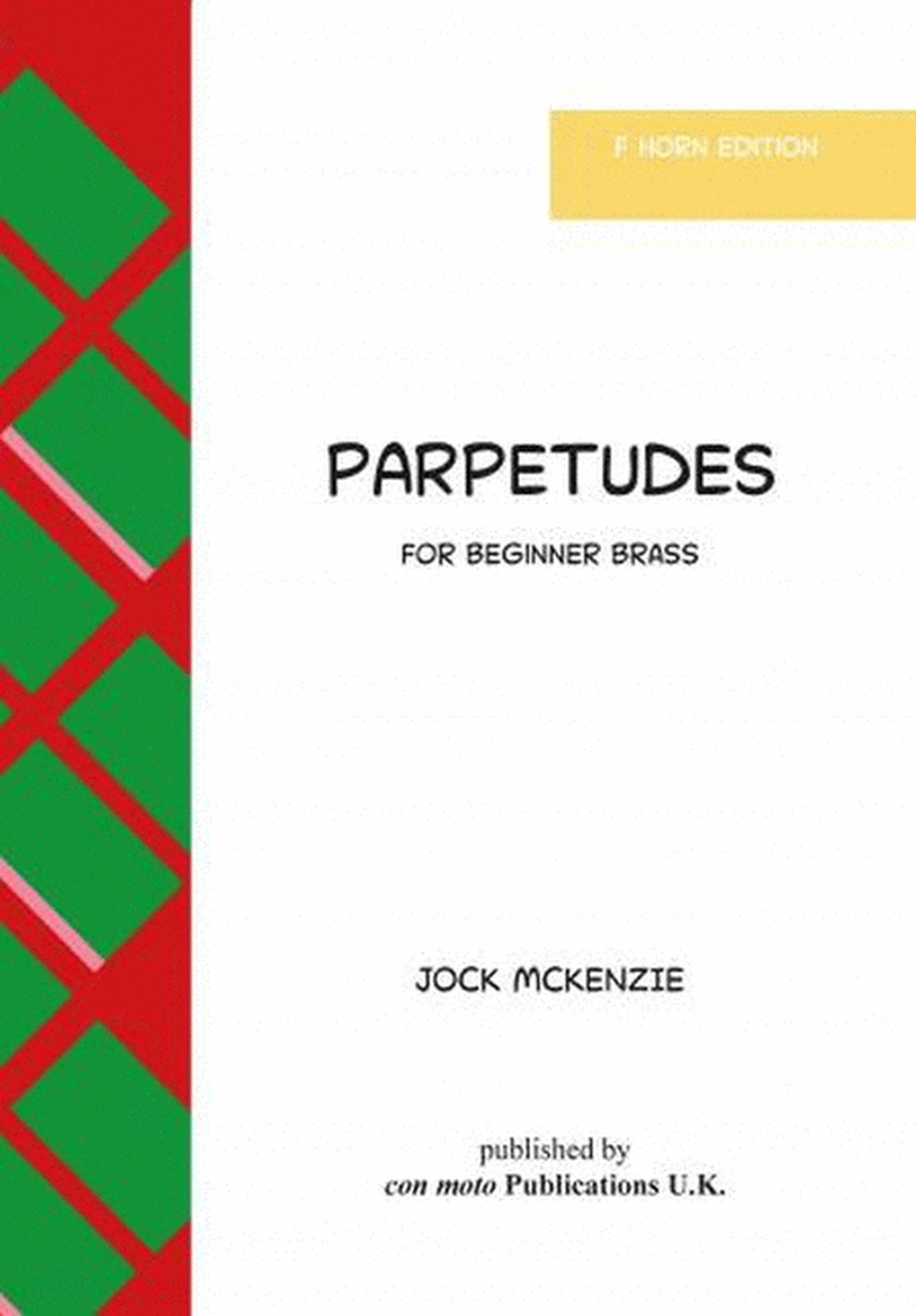 Parpetudes - F Horn Edition