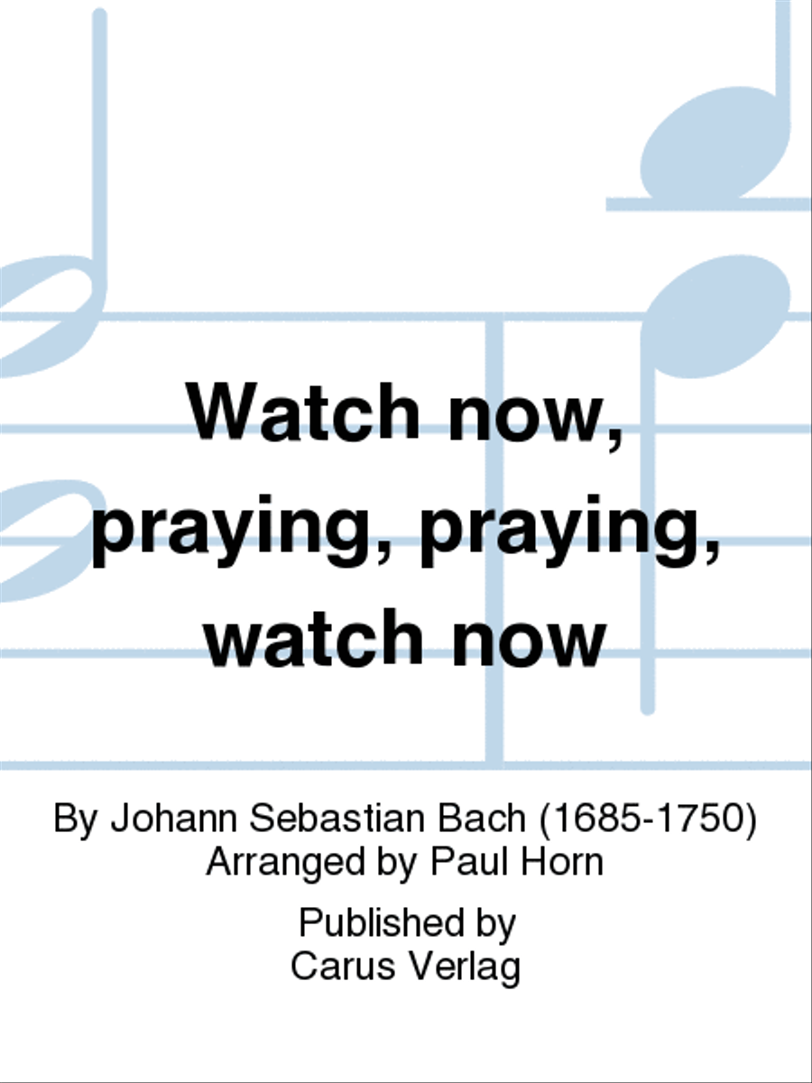 Watch now, praying, praying, watch now (Wachet! betet! betet! wachet!) Cello Solo scores gallery preview page 1