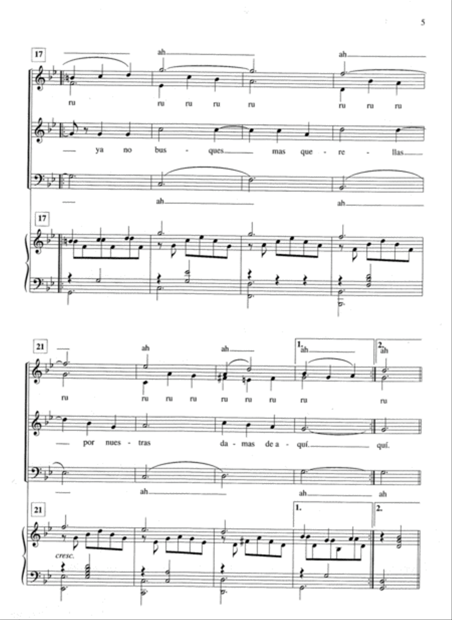 Romance de Roman Castillo 4-Part scores gallery preview page 4