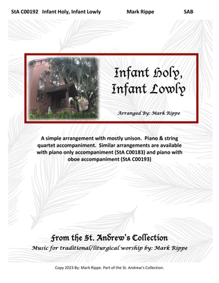 Infant Holy, Infant Lowly (StA C00192)