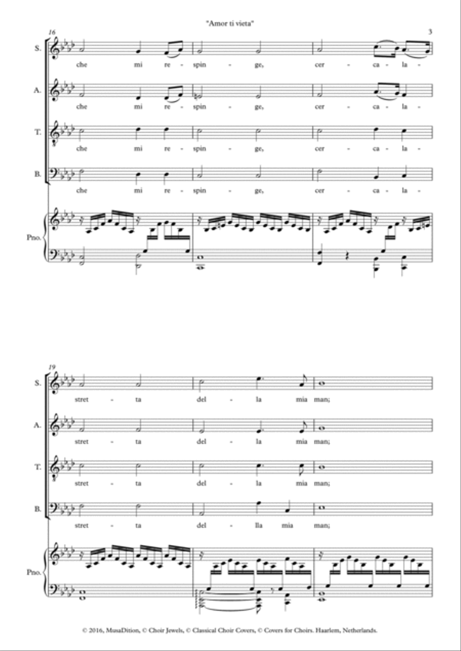 Amor ti vieta Amor ti vieta 4-Part scores gallery preview page 5
