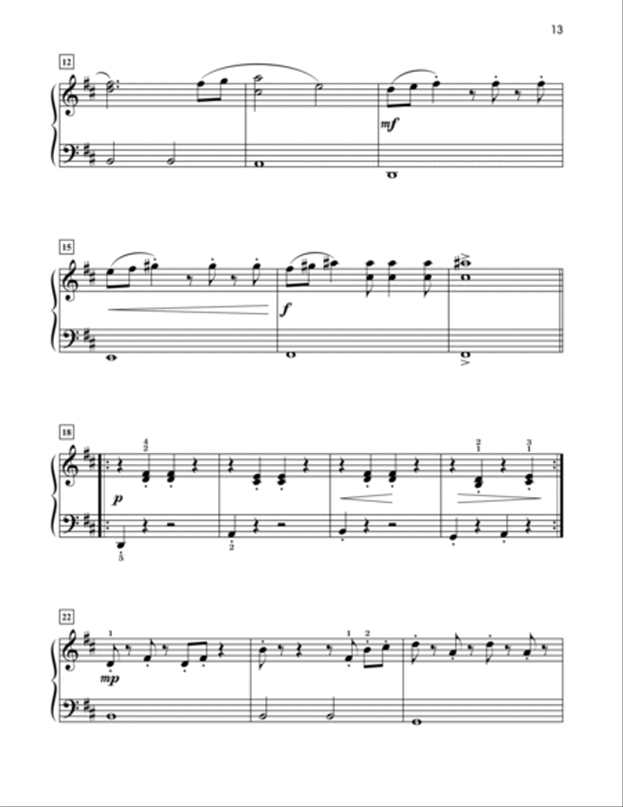 Concerning Hobbits (from The Lord Of The Rings: The Fellowship Of The Ring) (arr. Carol Matz) Easy Piano scores gallery preview page 2
