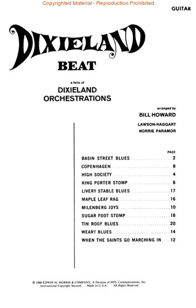 Dixieland Beat No. 1 - Guitar