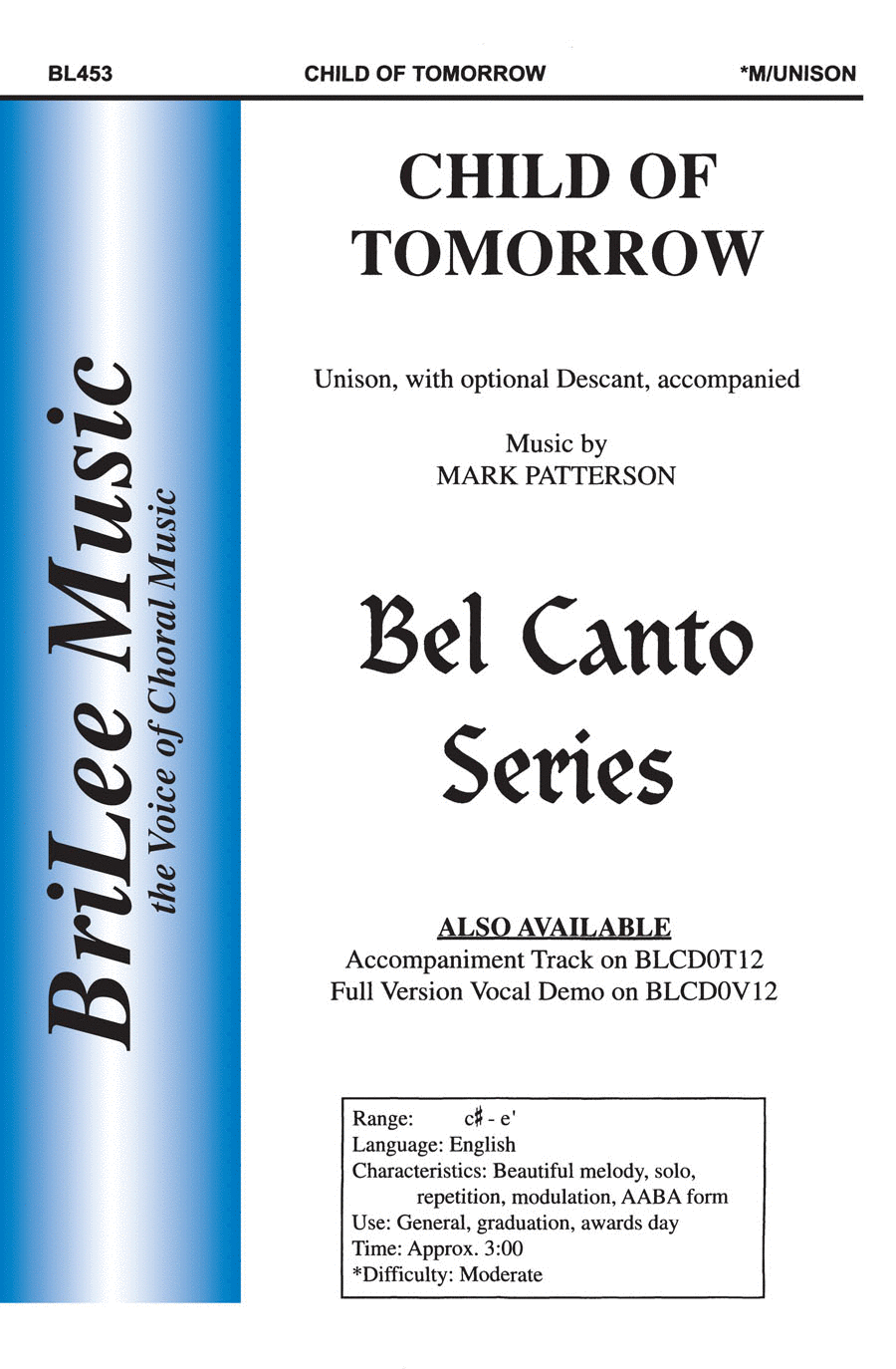 Child of Tomorrow Child of Tomorrow Choir scores gallery preview page 1