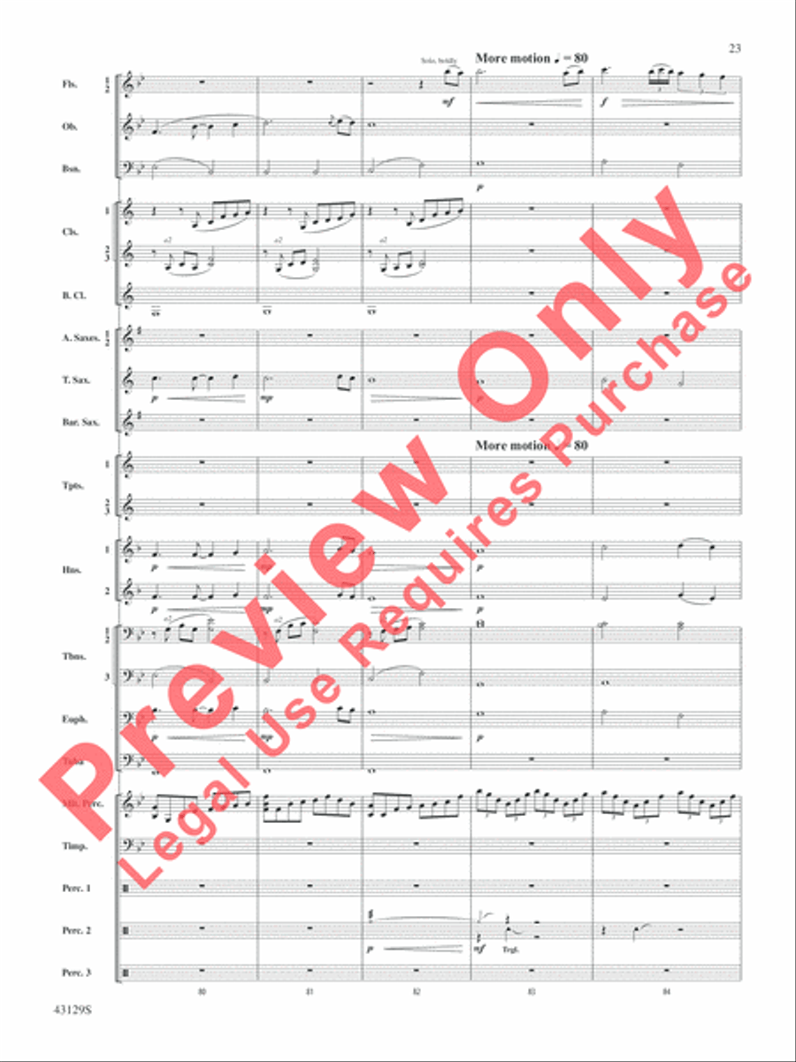 Soundtrack Concert Band scores gallery preview page 24