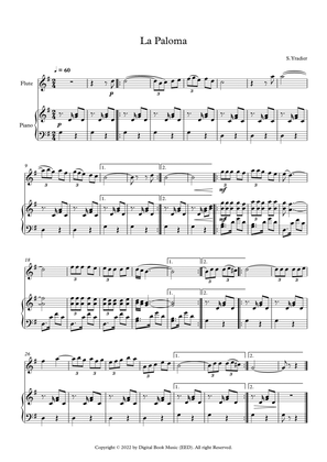 La Paloma - Sebastian Yradier (Flute + Piano)