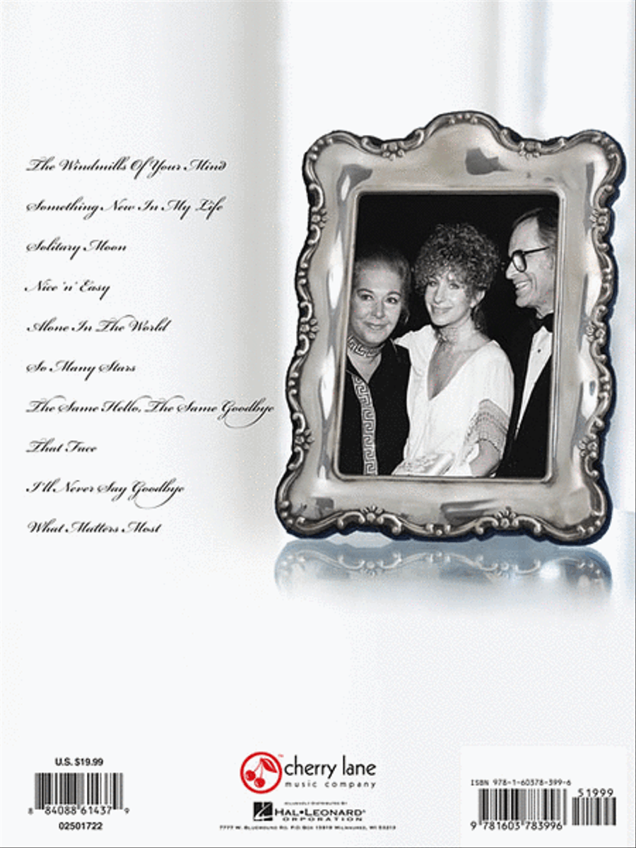 Barbra Streisand – What Matters Most Piano, Vocal, Guitar scores gallery preview page 2