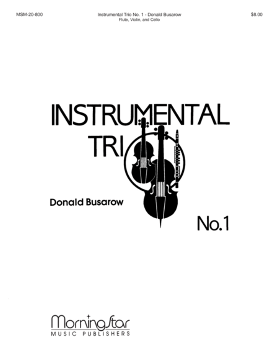 Instrumental Trio No. 1 (Sesqui Quatra) Flute scores gallery preview page 1