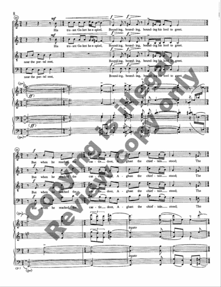 Beth Gelert 4-Part scores gallery preview page 29