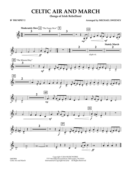 Celtic Air and March (Songs of Irish Rebellion) - Bb Trumpet 2