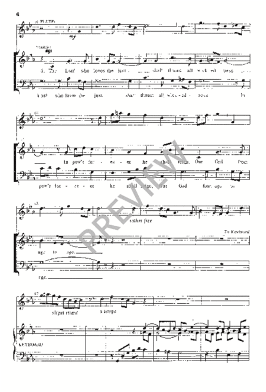 Oh, Praise the Lord, My Soul! 2-Part scores gallery preview page 7