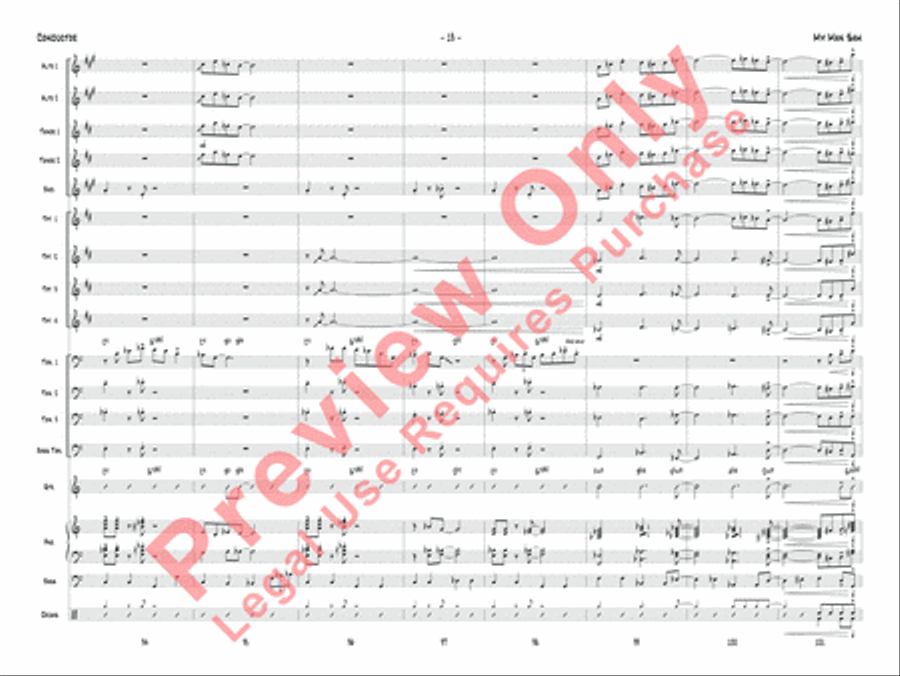 My Man Sam 3-Part scores gallery preview page 16