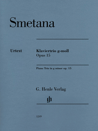 Book cover for Piano Trio in G minor, Op. 15