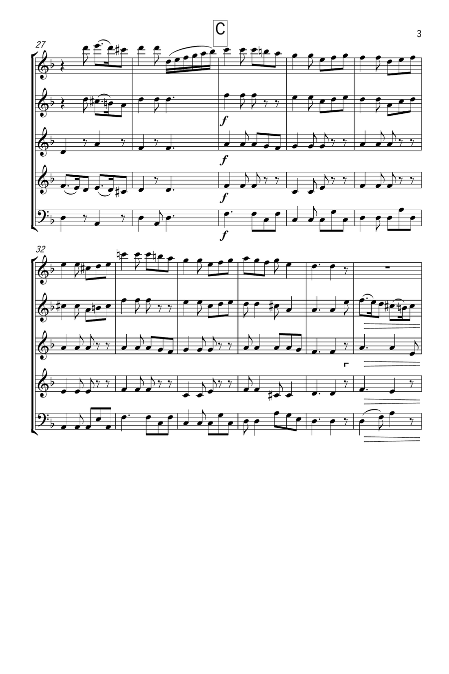 What Child is This? Woodwind Quintet scores gallery preview page 4