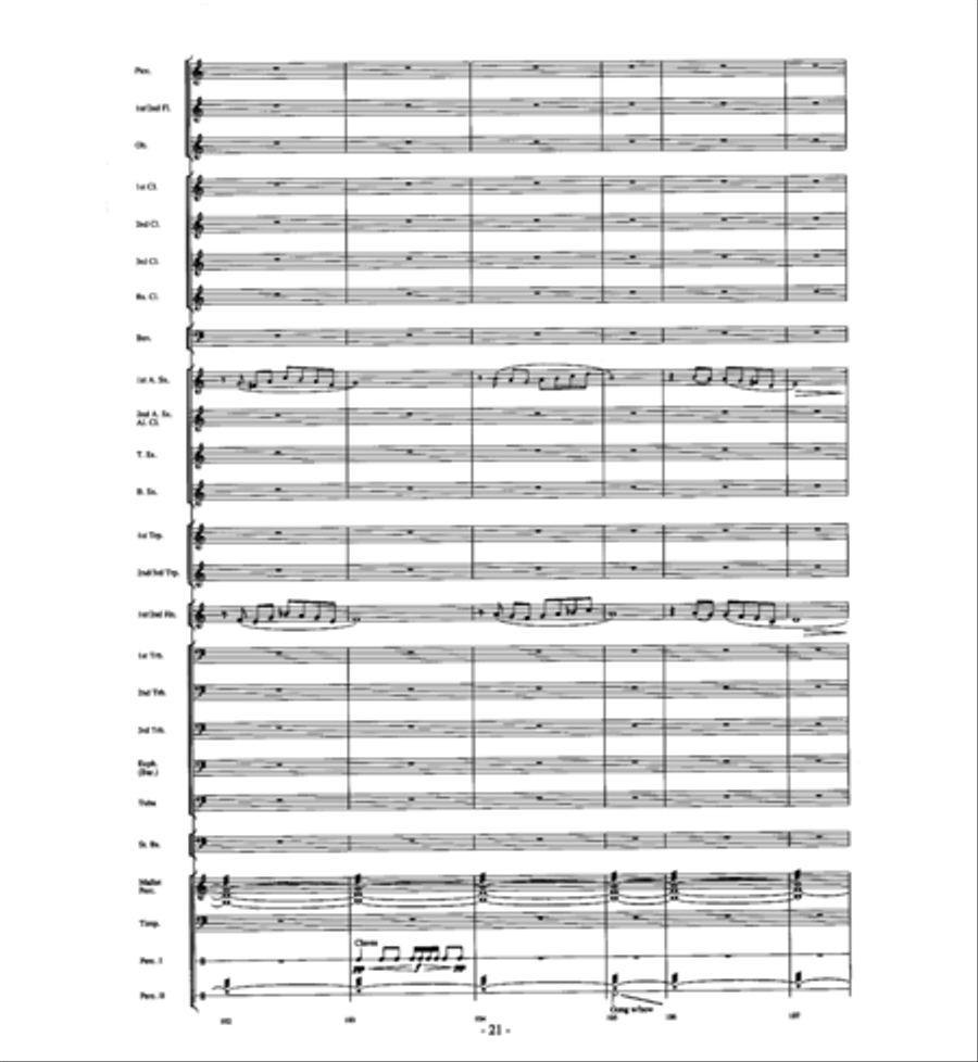 Agua's Whelm Agua's Whelm Concert Band scores gallery preview page 20