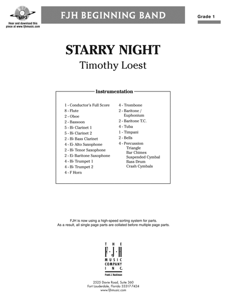 Starry Night: Score