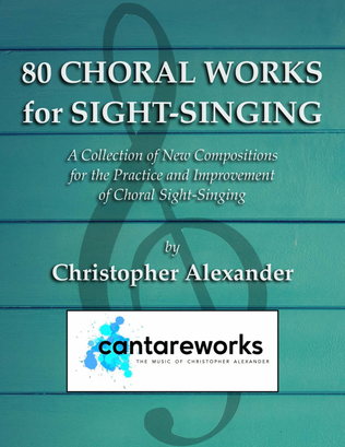 Book cover for 80 Choral Works for Sight-Singing