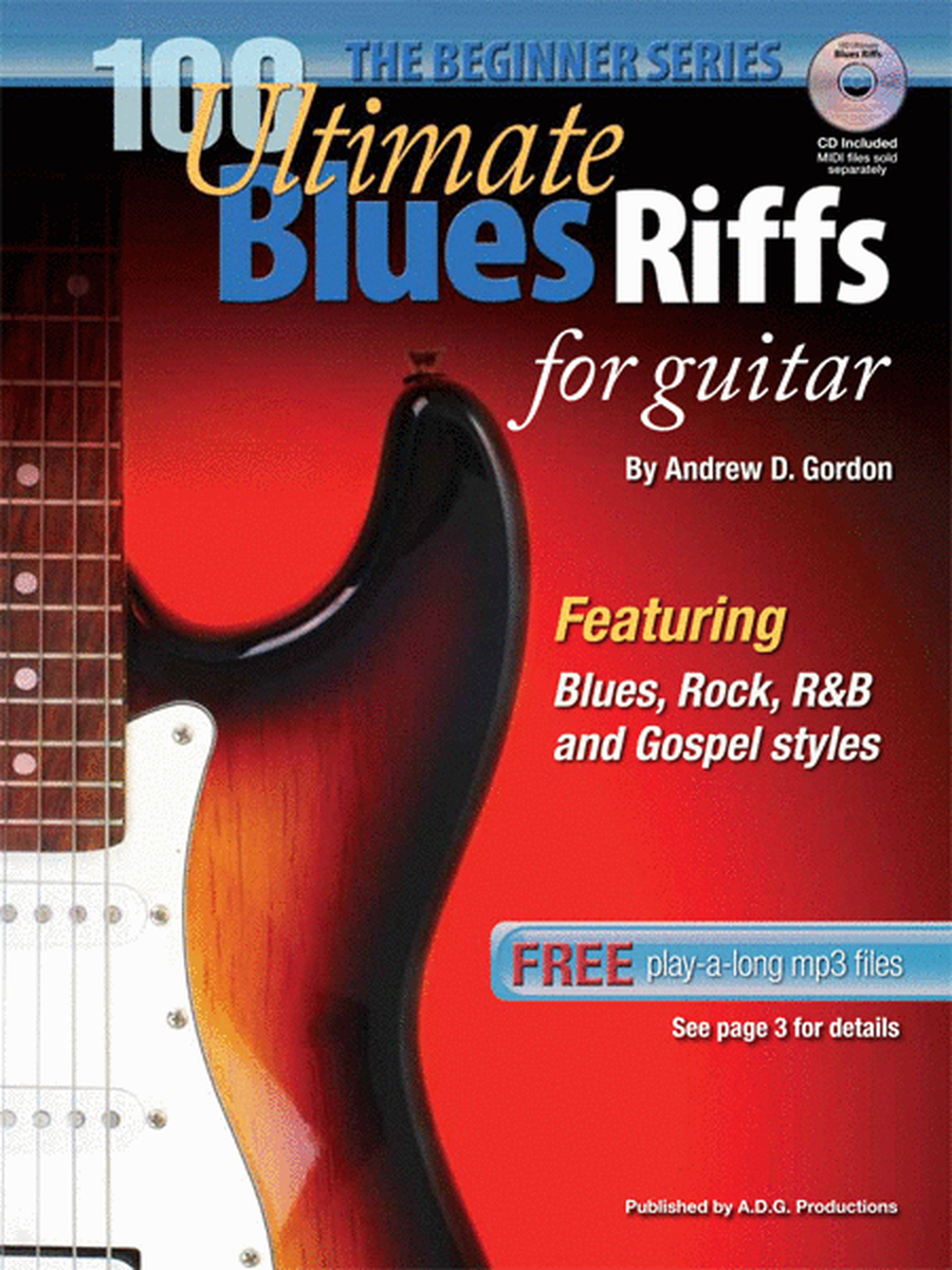 100 Ultimate Blues Riffs for Guitar Beginner Series image number null