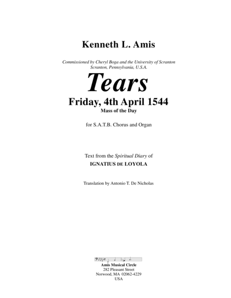 Tears - Friday, 4th April 1544 image number null