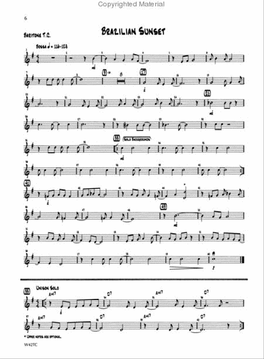 Standard of Excellence First Jazz Performance-Baritone T.C. Concert Band scores gallery preview page 3
