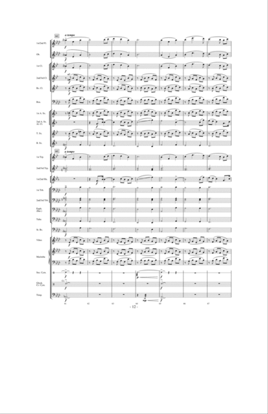 Heaven's Light Concert Band scores gallery preview page 11