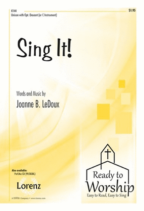 Book cover for Sing It!