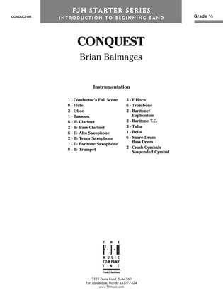 Book cover for Conquest: Score