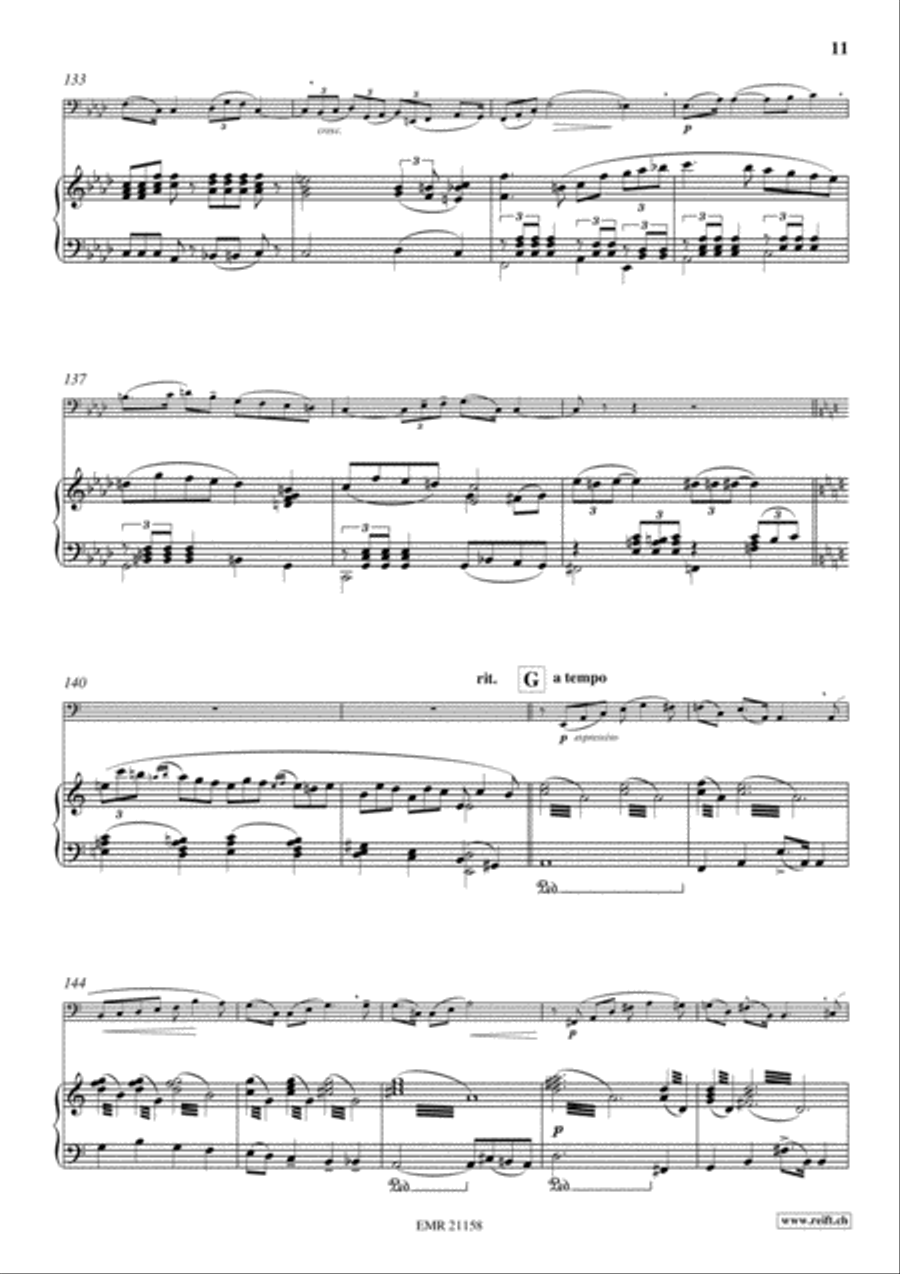 Concerto No. 2 Bass Trombone scores gallery preview page 11