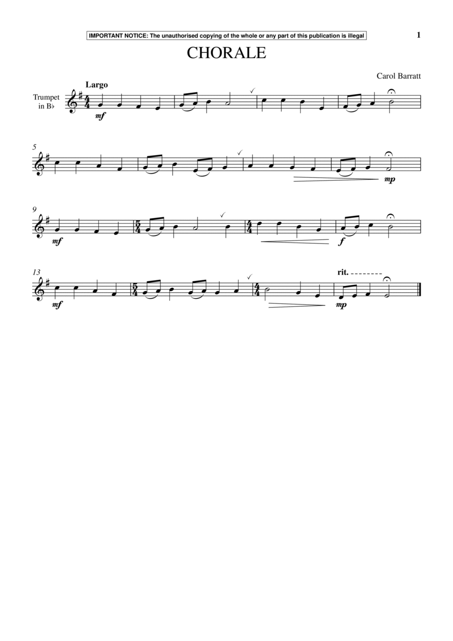 Chorale Chorale School and Community scores gallery preview page 1