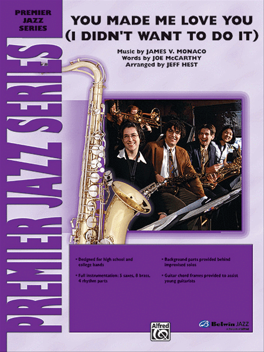 You Made Me Love You (I Didn't Want to Do It) Jazz Ensemble scores gallery preview page 1