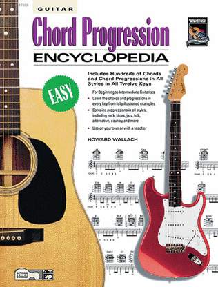 Book cover for Chord Progression Encyclopedia - Guitar
